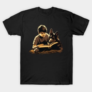 I Look Better Bent Over A Book - Dog Lovers Edition T-Shirt